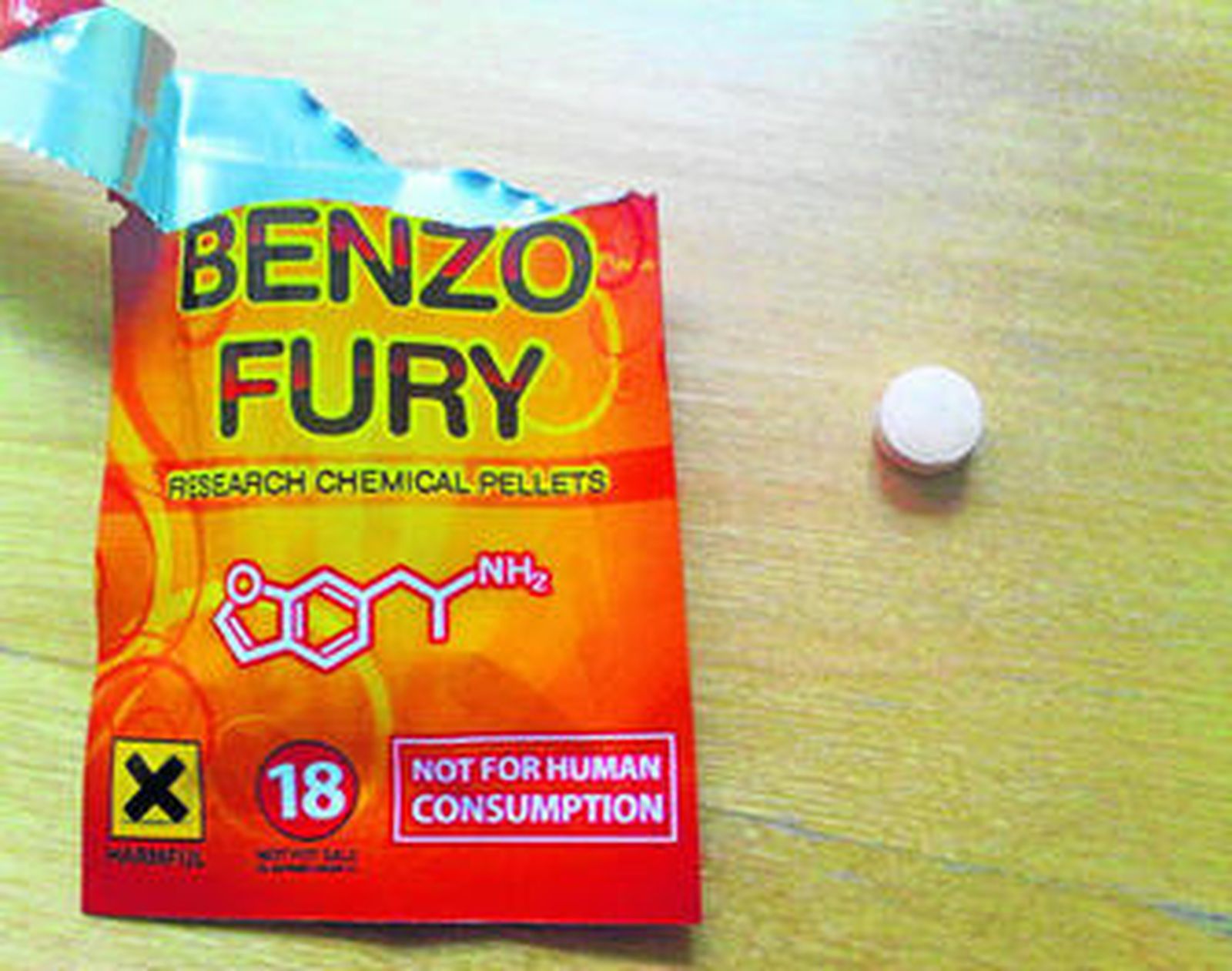 Uno de los productos de este grupo de sintéticos que advierte que no es apto para consumo humano.