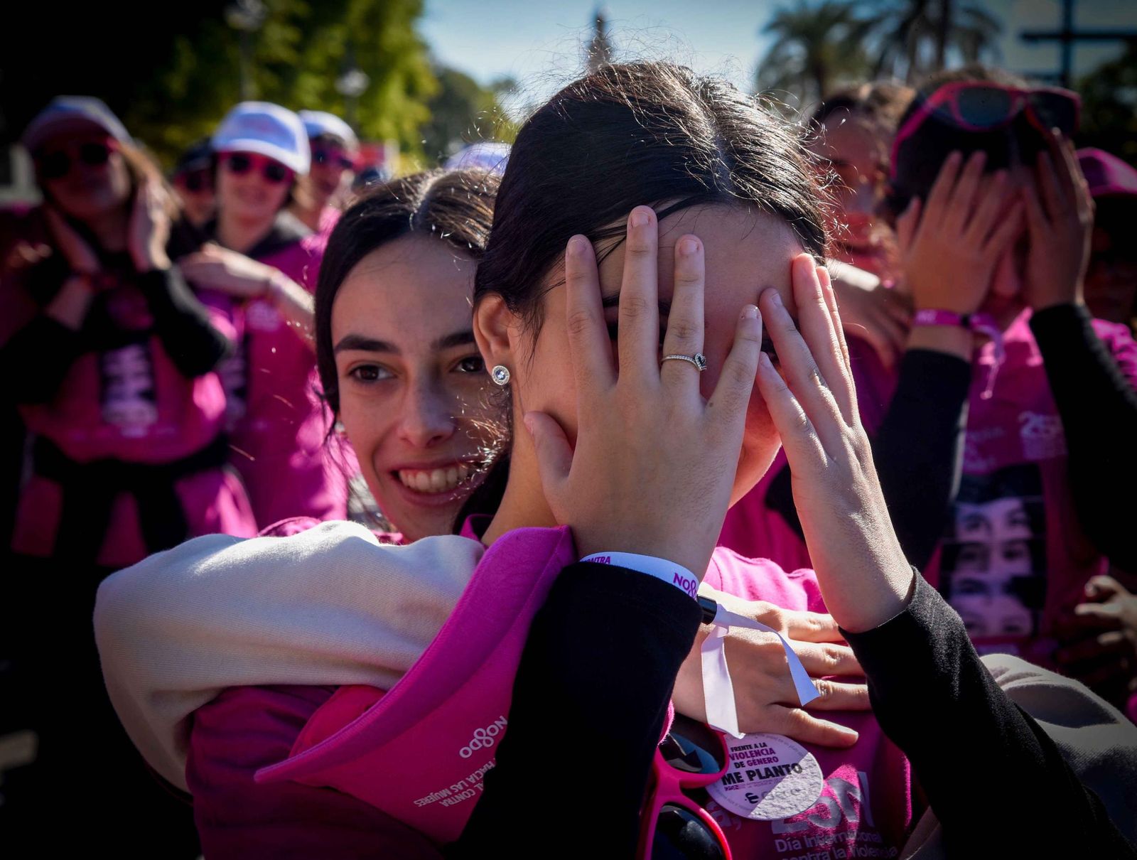 El 'flashmob' con motivo del 25-N