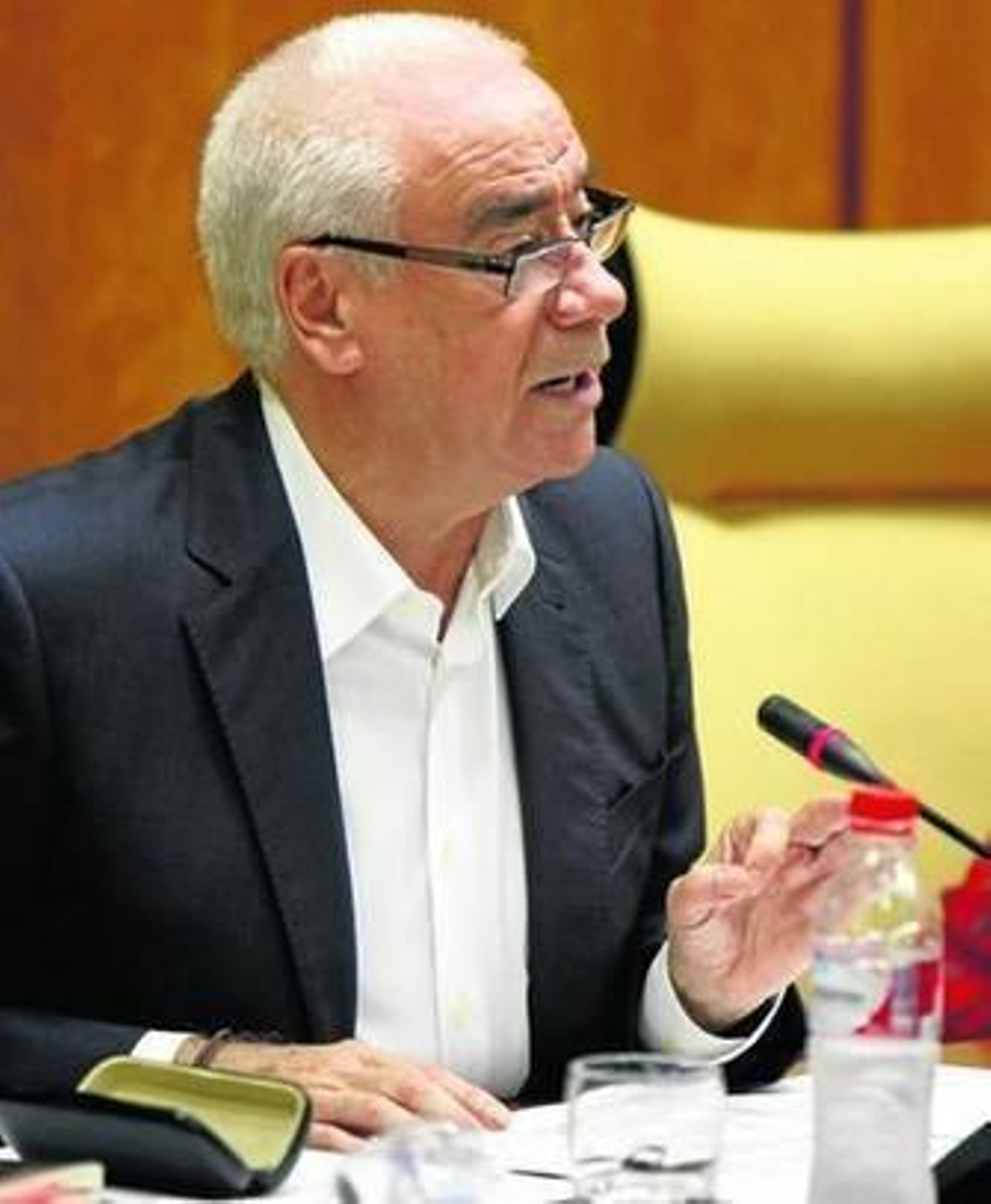 Luciano Alonso ayer en comisión parlamentaria.