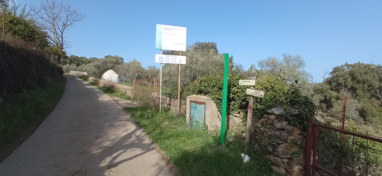 Las imágenes de la ruta de la Dehesa de Valdelama: De Los Marines a Fuenteheridos y vuelta
