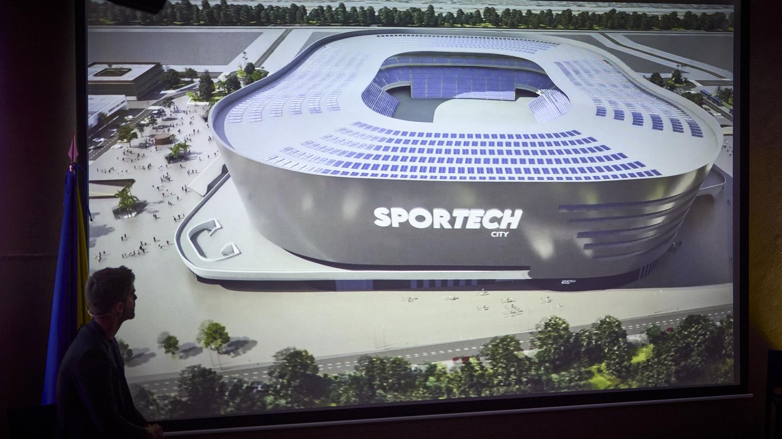Recreación del proyecto de Sportech que se quiere trasladar a El Puerto.