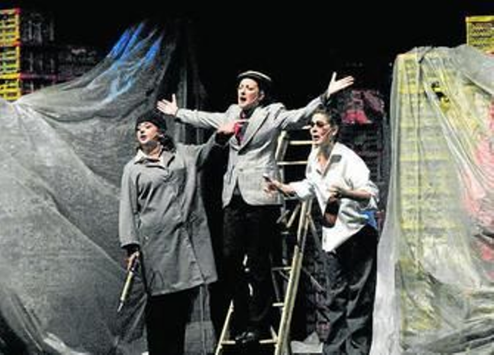 Un momento de la representación de 'La copla negra'.