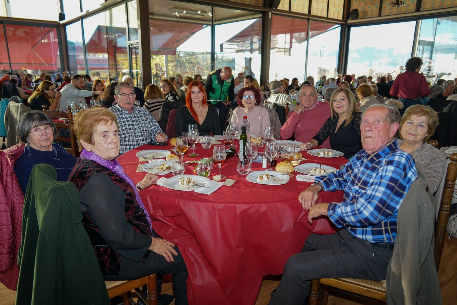 300 mayores de Vícar celebran las fiestas por todo lo alto en la Bodega Cuatro Vientos de Murta