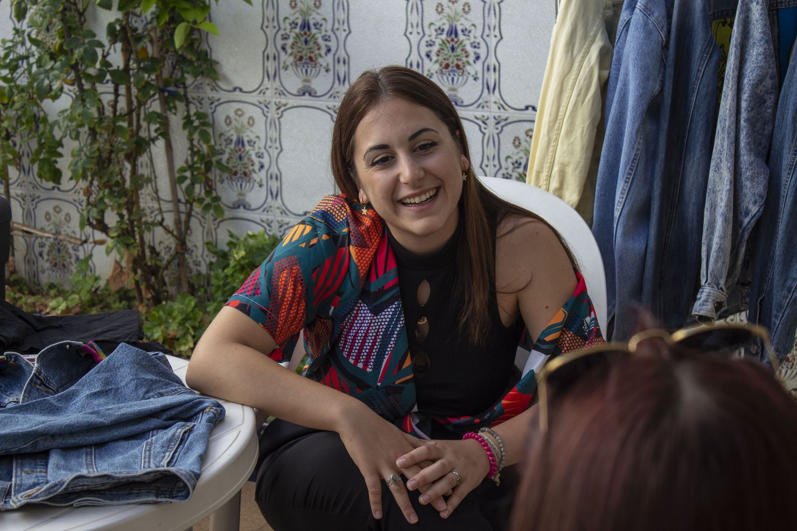 Fotos de la entrevista y de los diseños DellaWendi