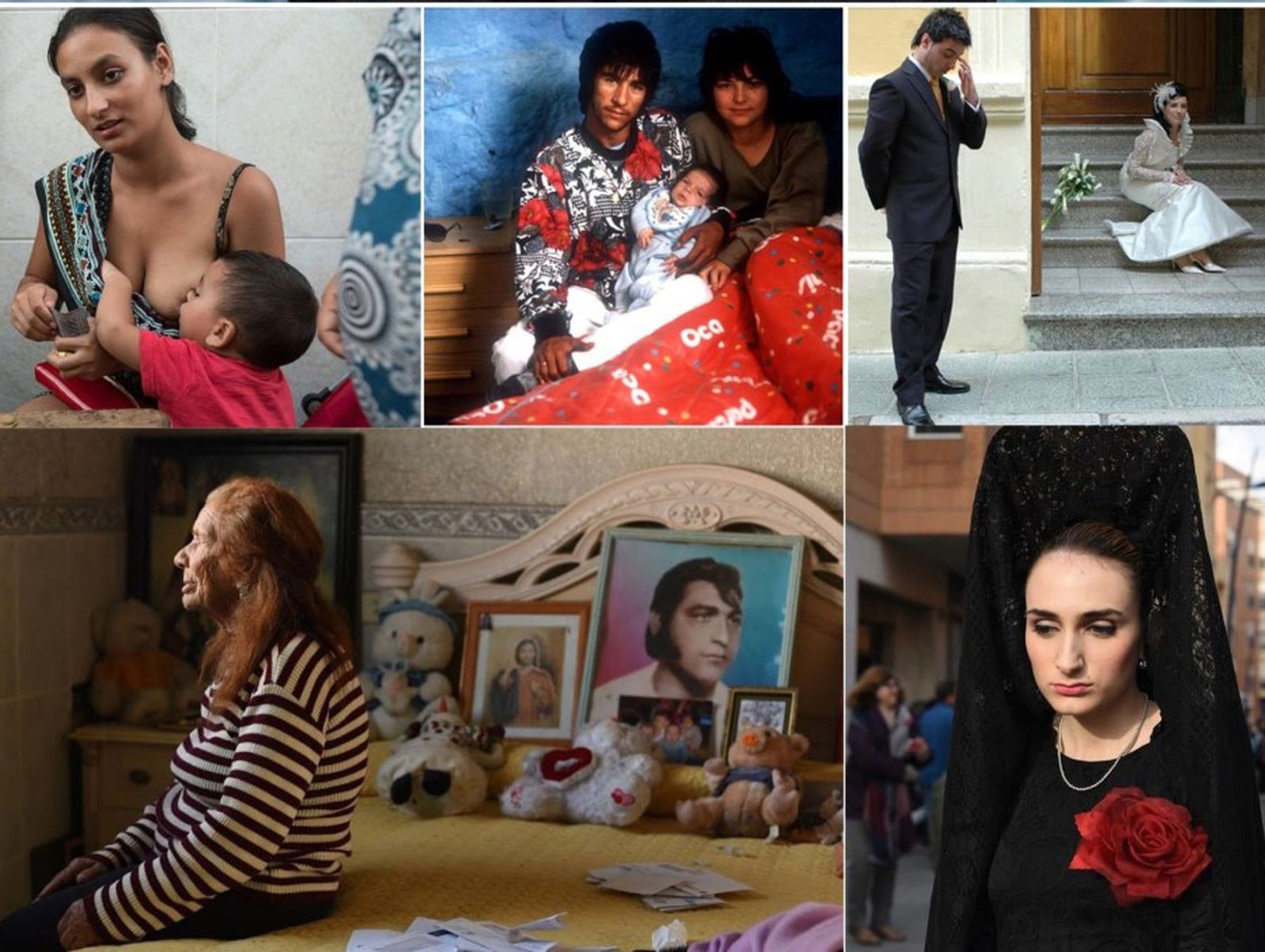 Montaje con algunas de las fotografías realizadas por Marina del Mar.