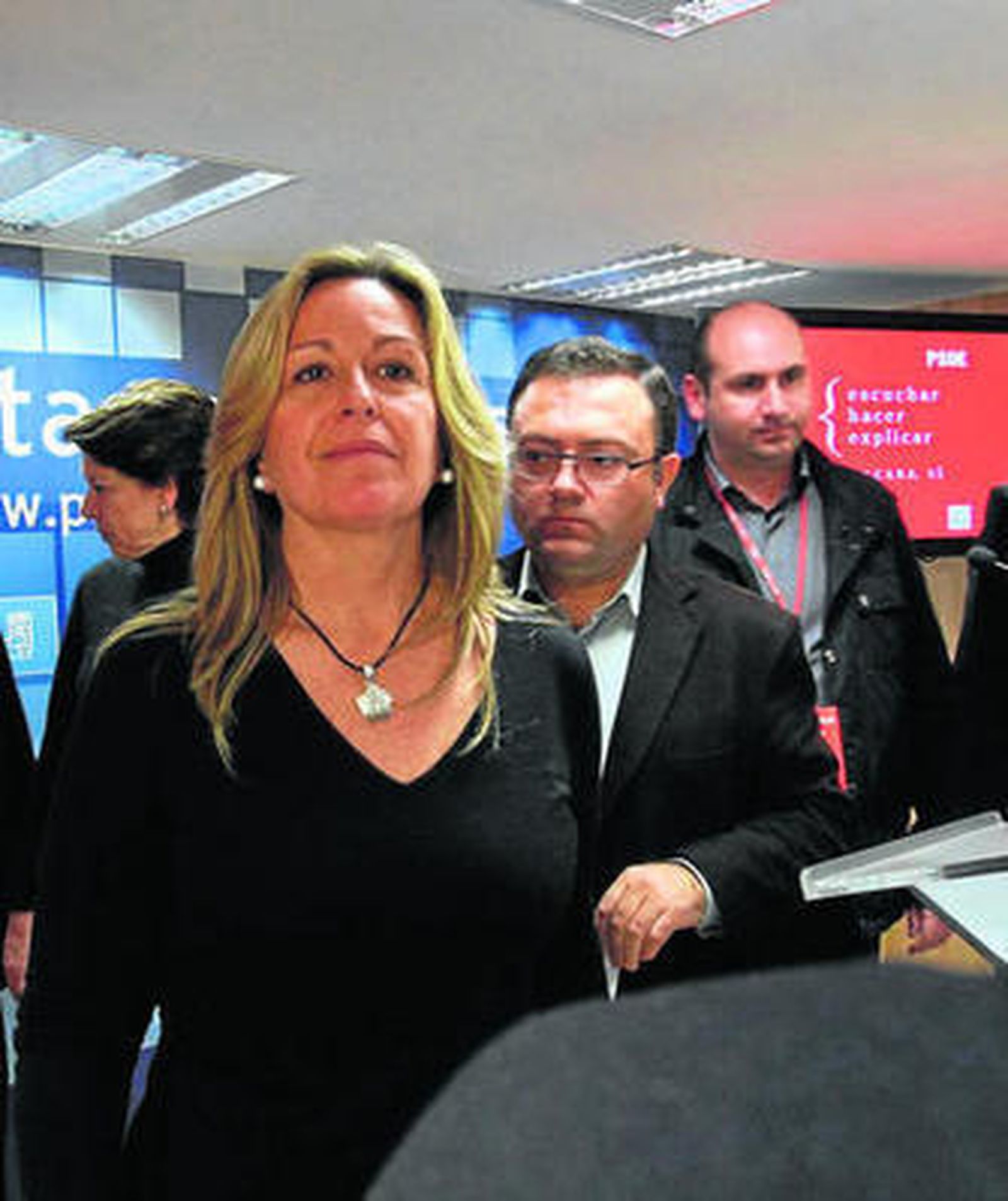 Álvarez, Jiménez, Heredia y Conejo, anoche, en Fernán Núñez.