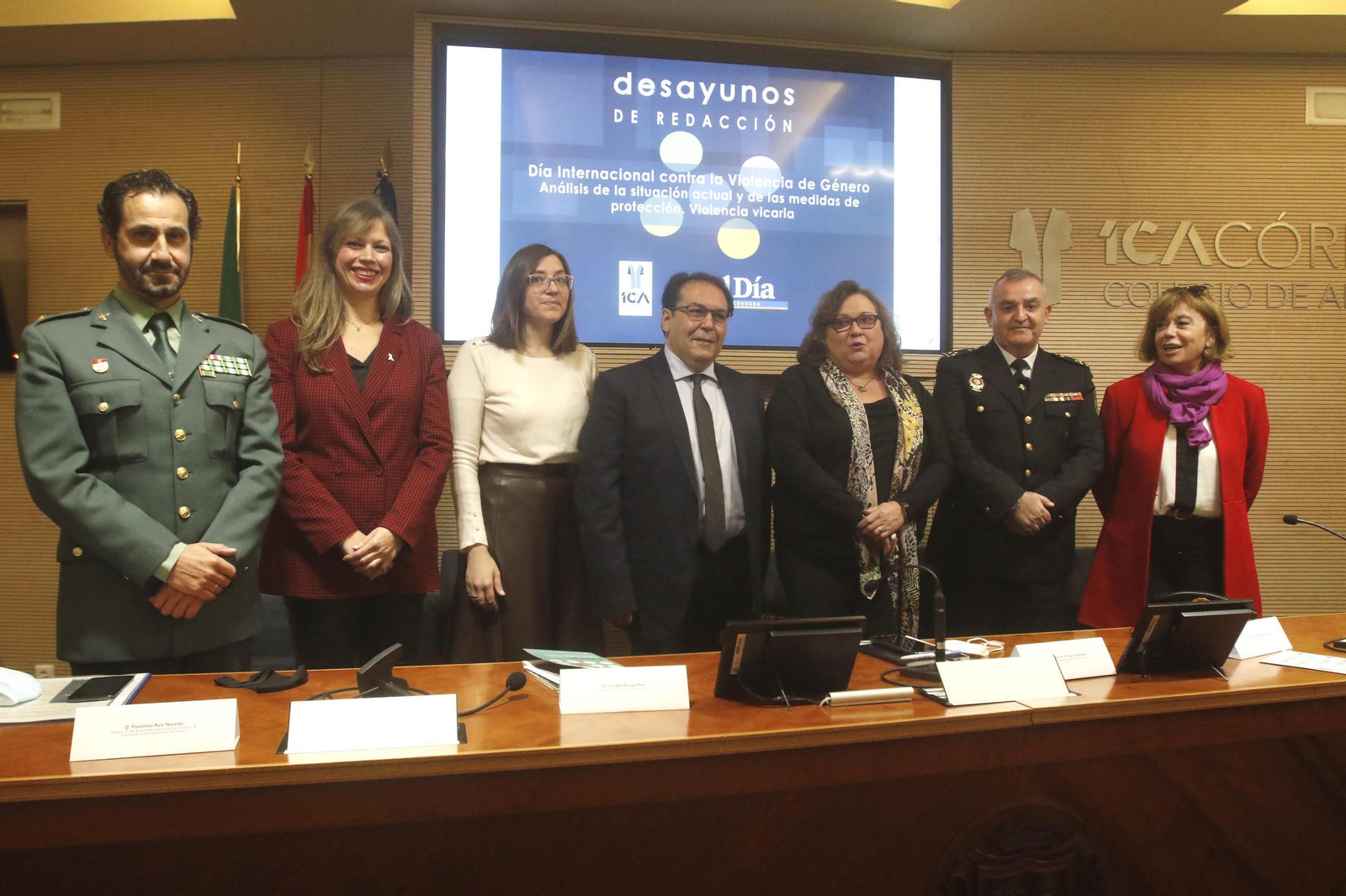 Mesa de redacción de el Día por el 25N, Día Internacional contra la Violencia de Género