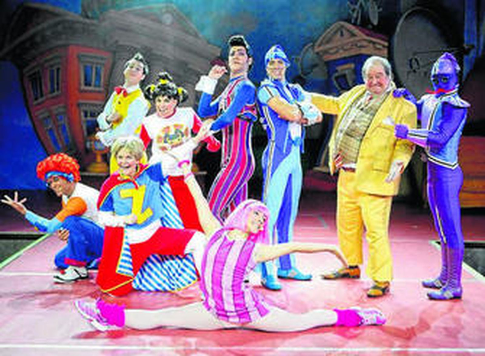 Actores del 'Live Show'.