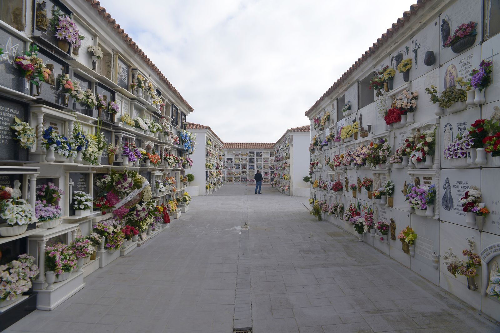 Fotos del cementario de La Línea en el día de los  difuntos