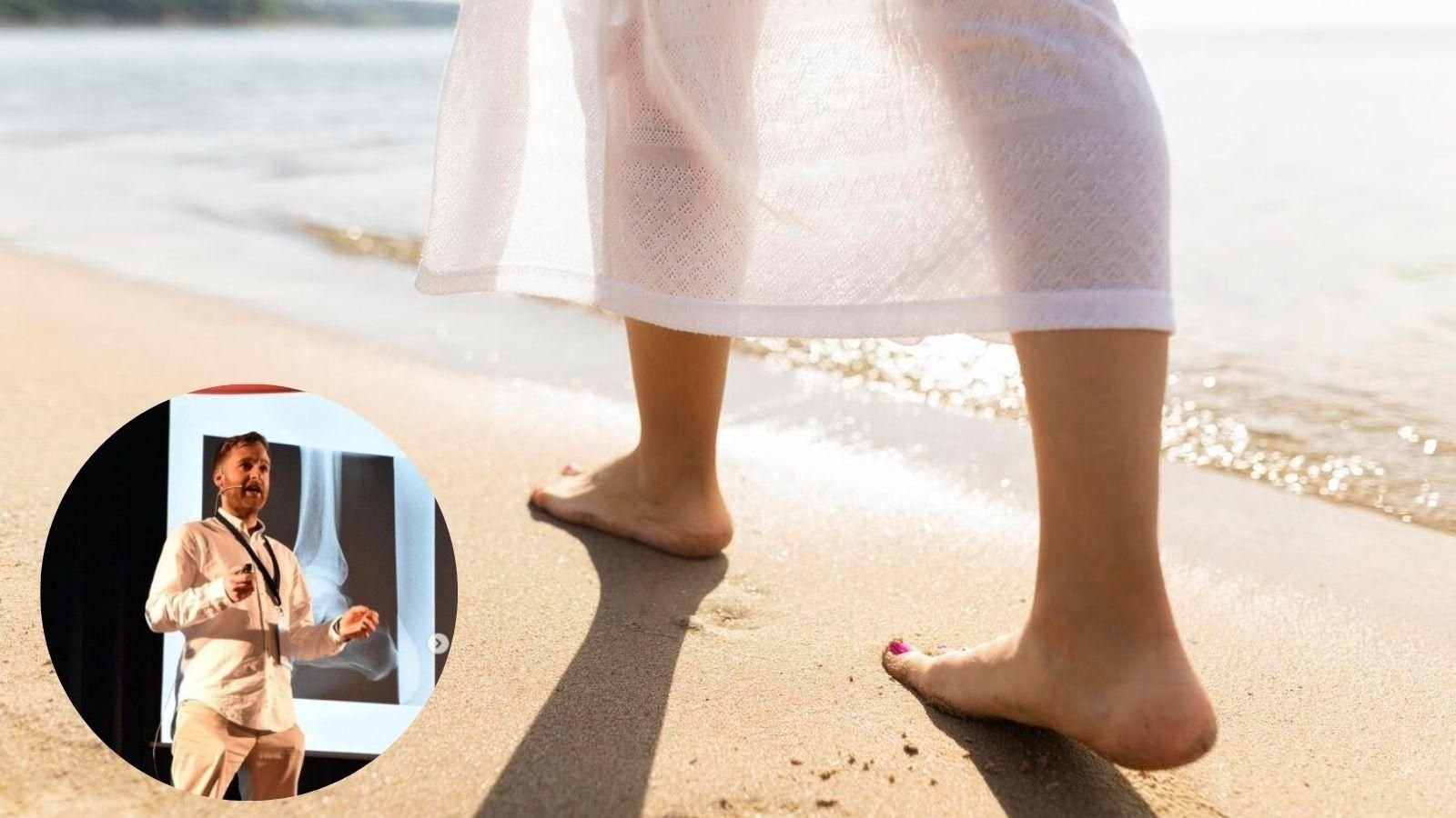 Caminar en la playa