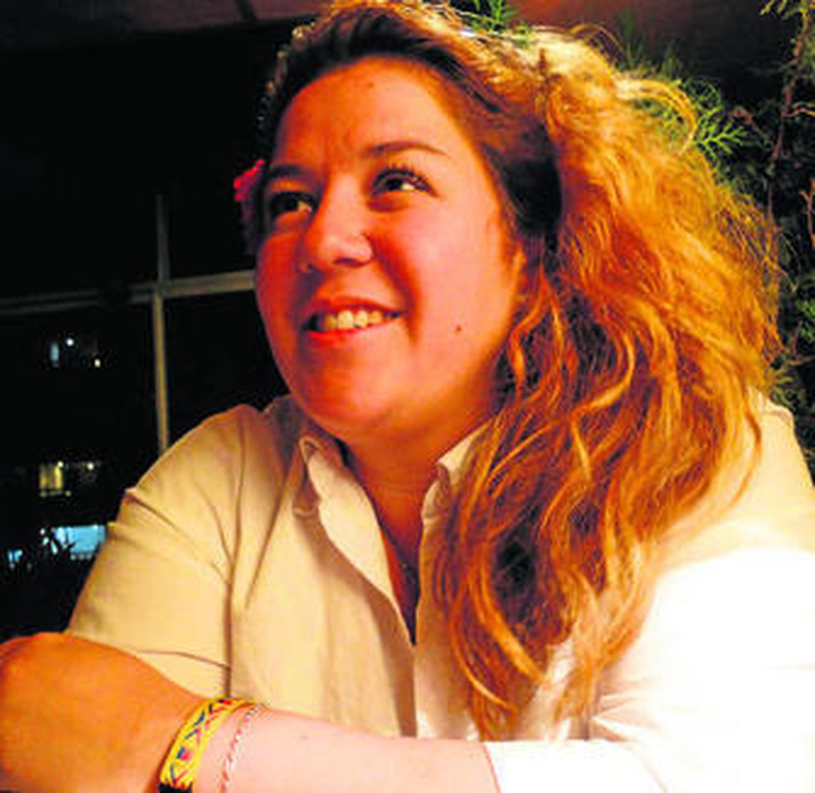 La presentadora, Teresa de la Parra.