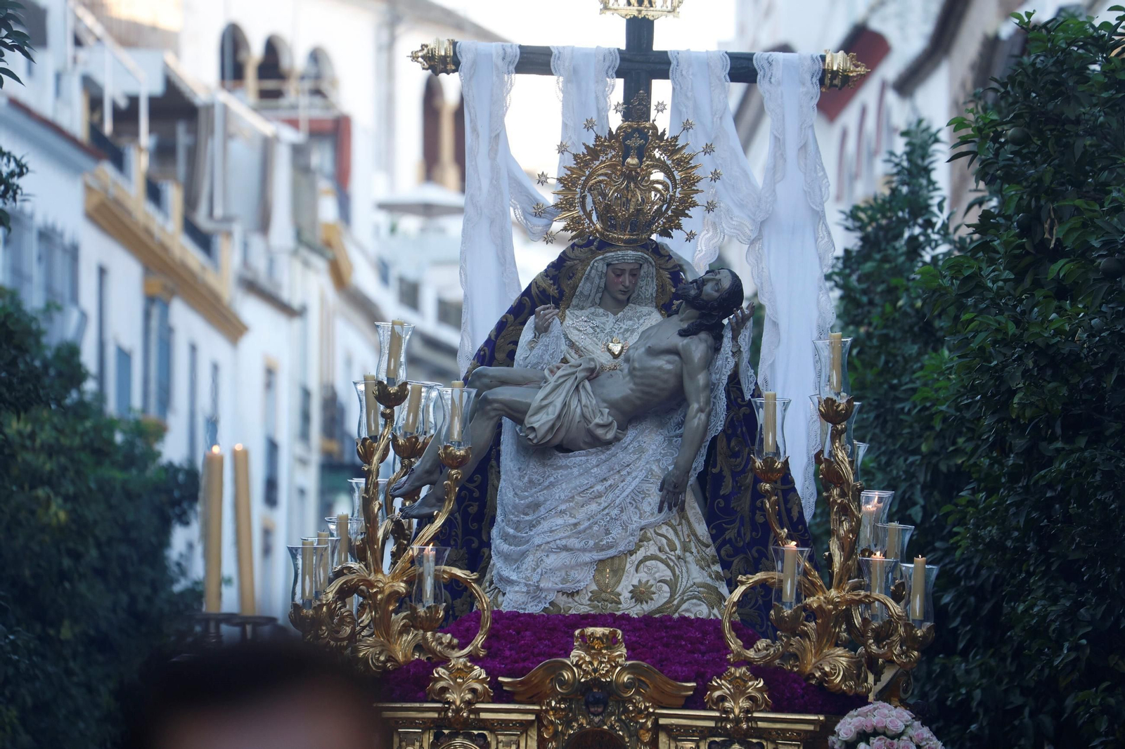 Las Angustias, en el Magno Vía Crucis.