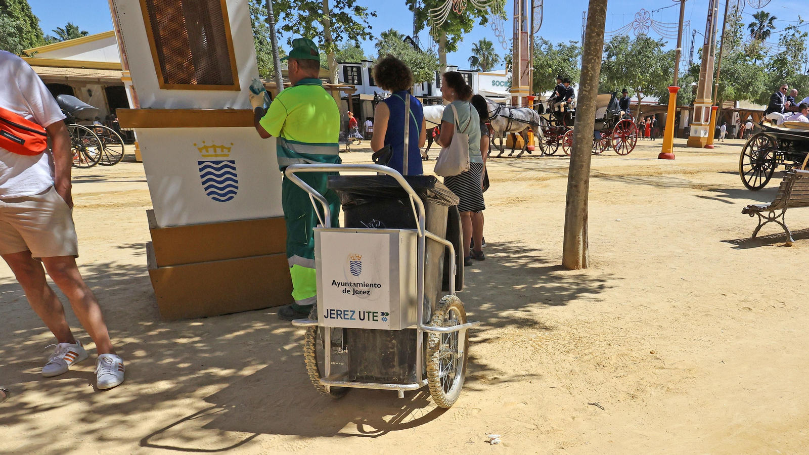 Imágenes del ambiente el miércoles en la Feria de Jerez 2024