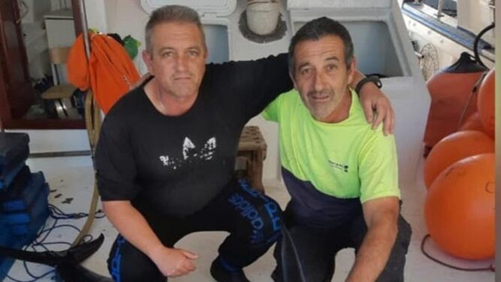 Antonio Javier Maza (izquierda) junto a su hermano Ángel, desaparecido. Antonio Javier Maza (izquierda) junto a su hermano Ángel, desaparecido.