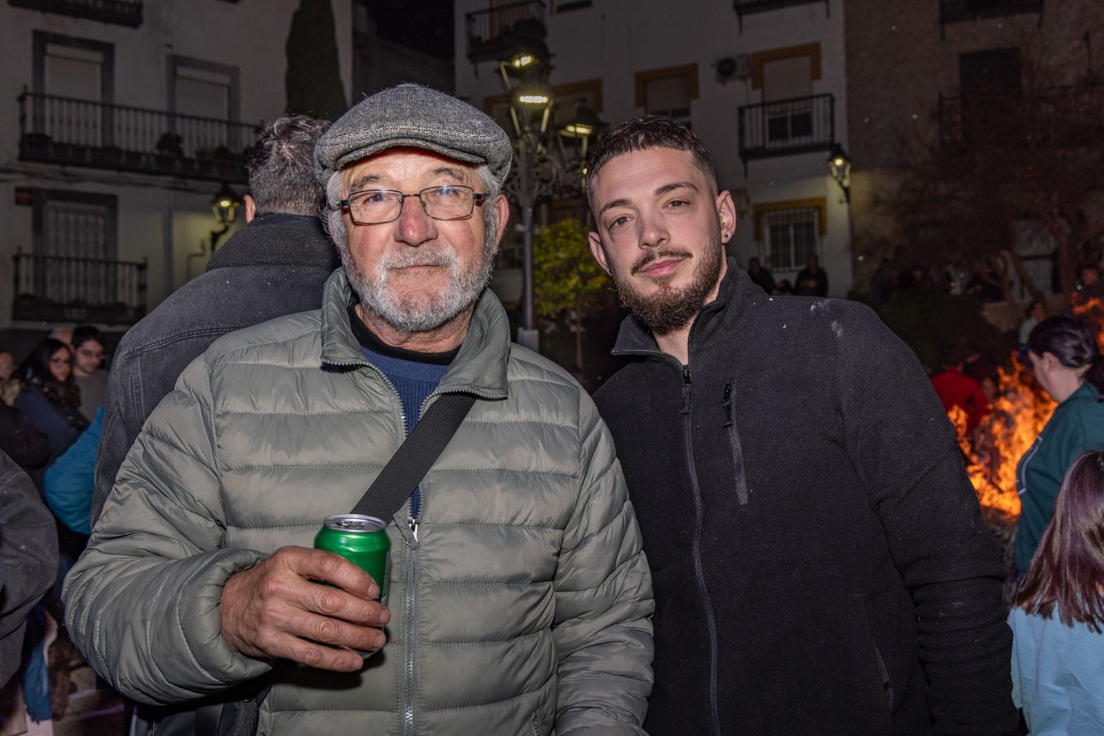 Encendido en Jaén de la lumbre oficial de San Antón 2026 y bendición de los animales