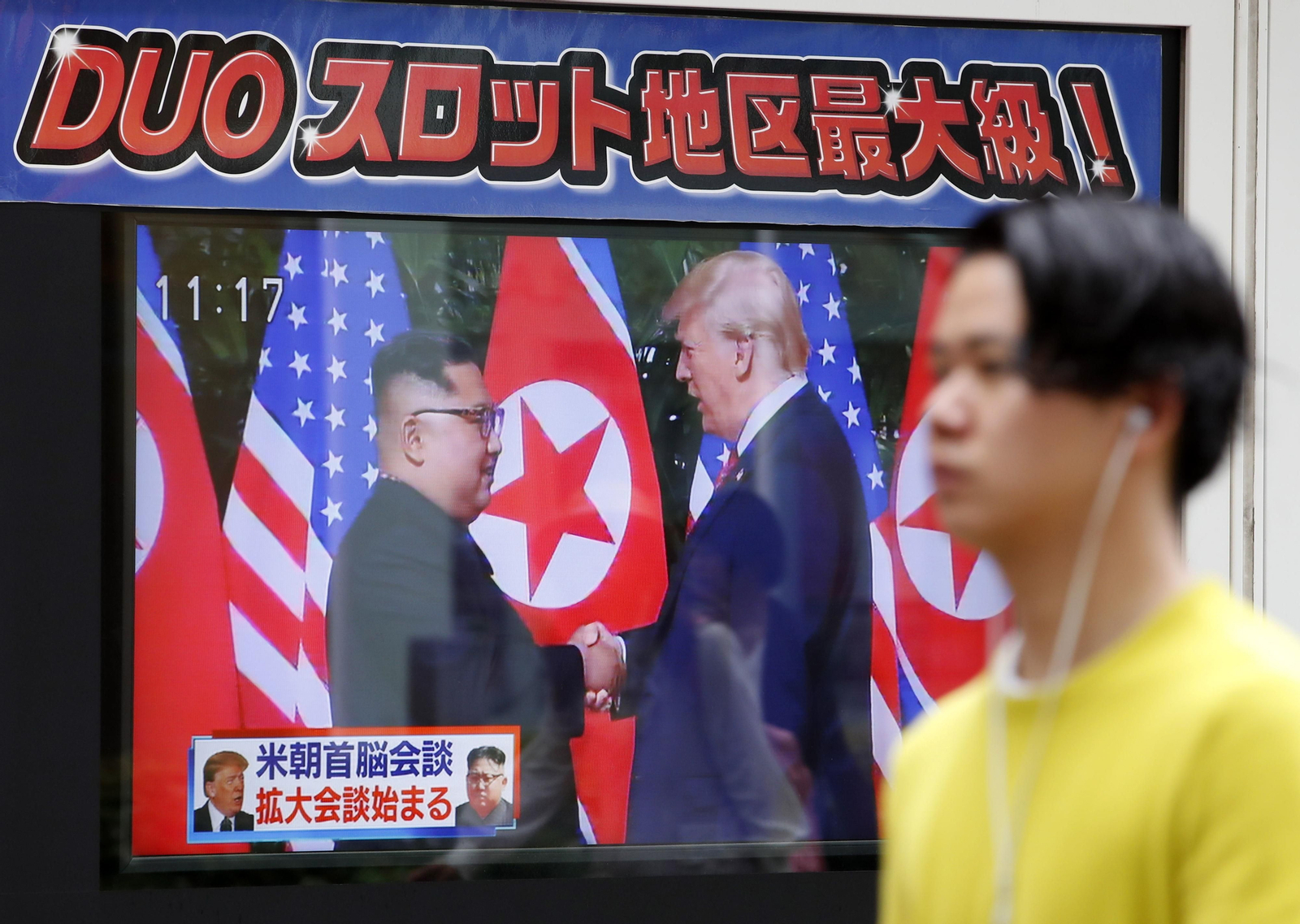 Las imágenes del encuentro entre Kim Jong-un y Trump