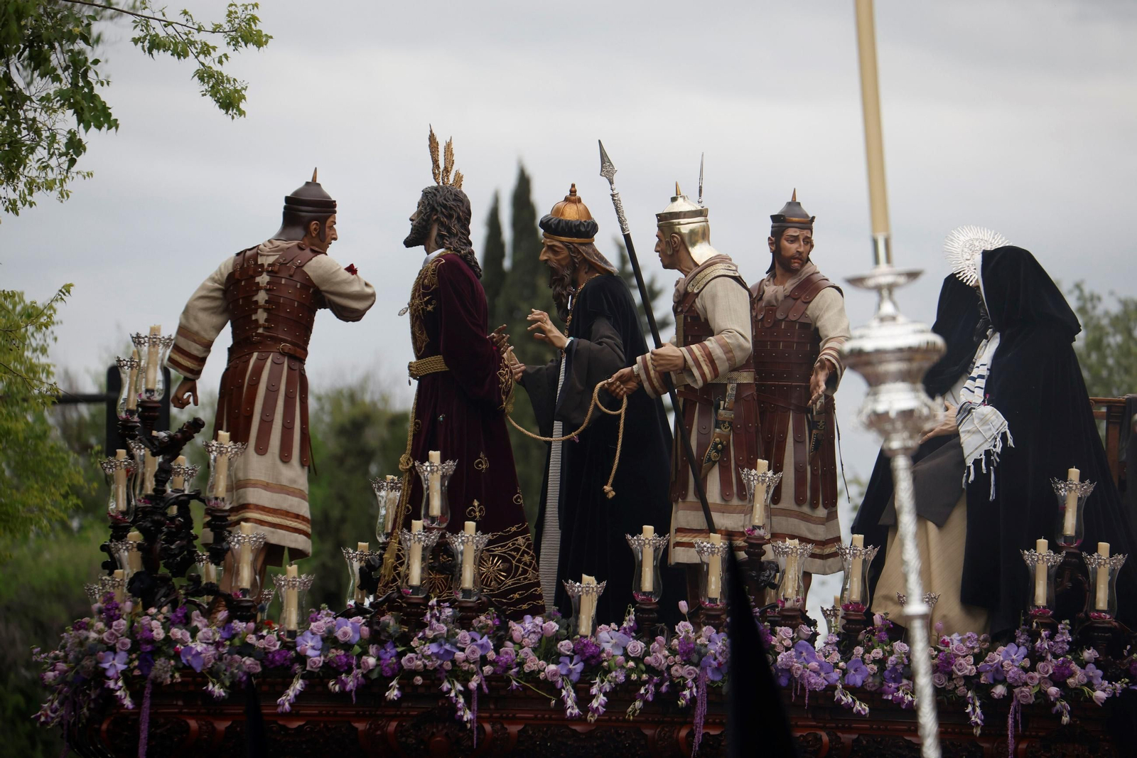 Las imágenes de la hermandad del Perdón  el Miércoles Santo en Córdoba