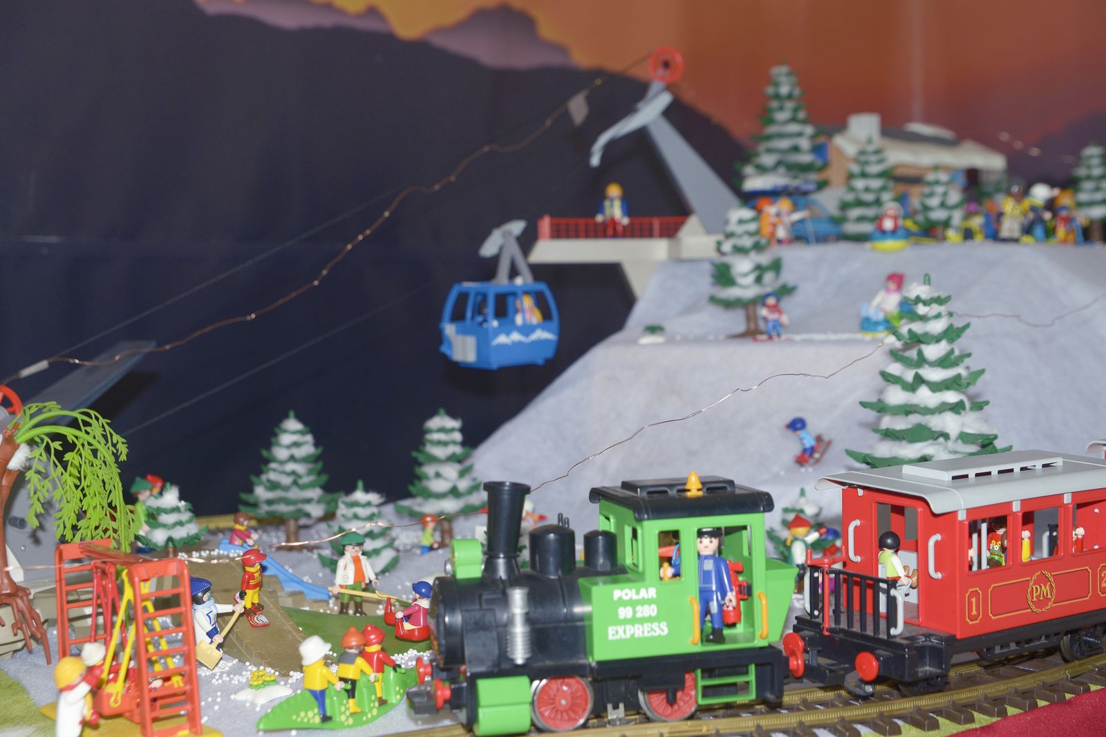 Fotos del Belén de playmobil en La Línea