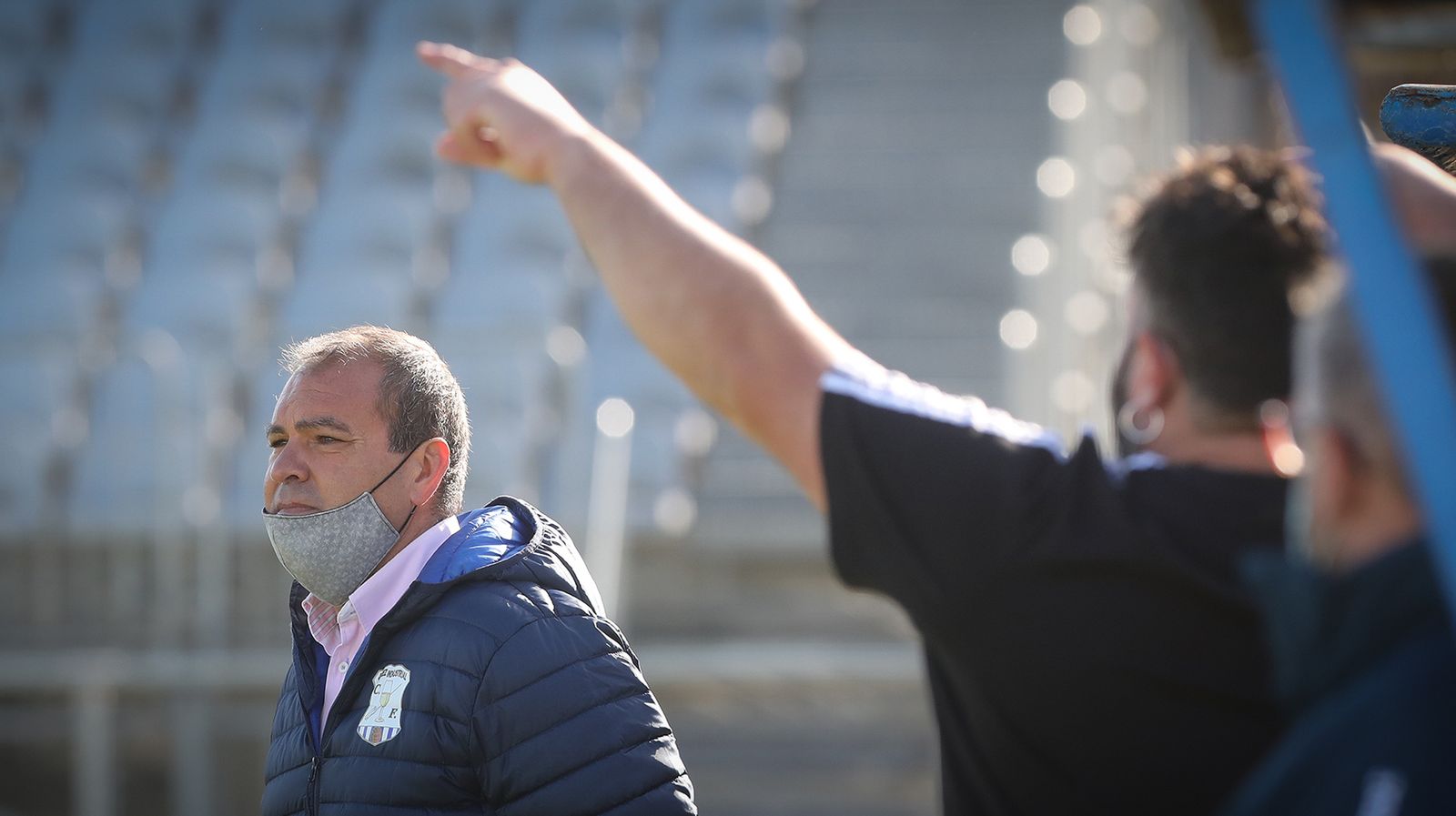 Javi Rivas, durante el partido contra el Viso.