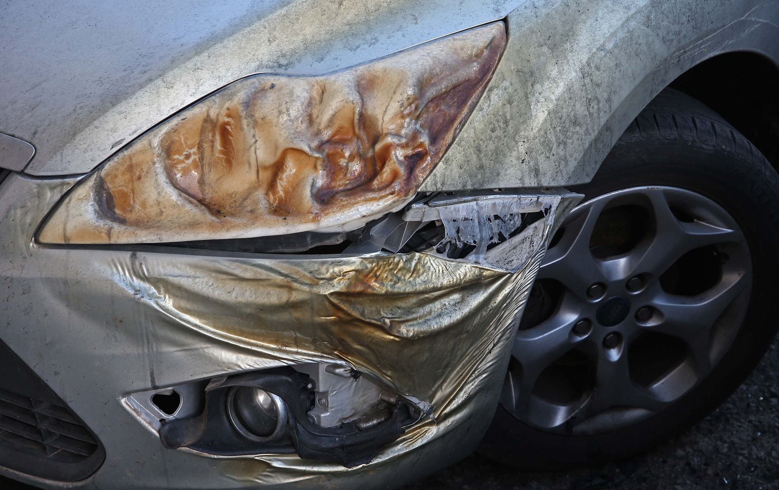 Fotos de los coches calcinados en San José Artesano