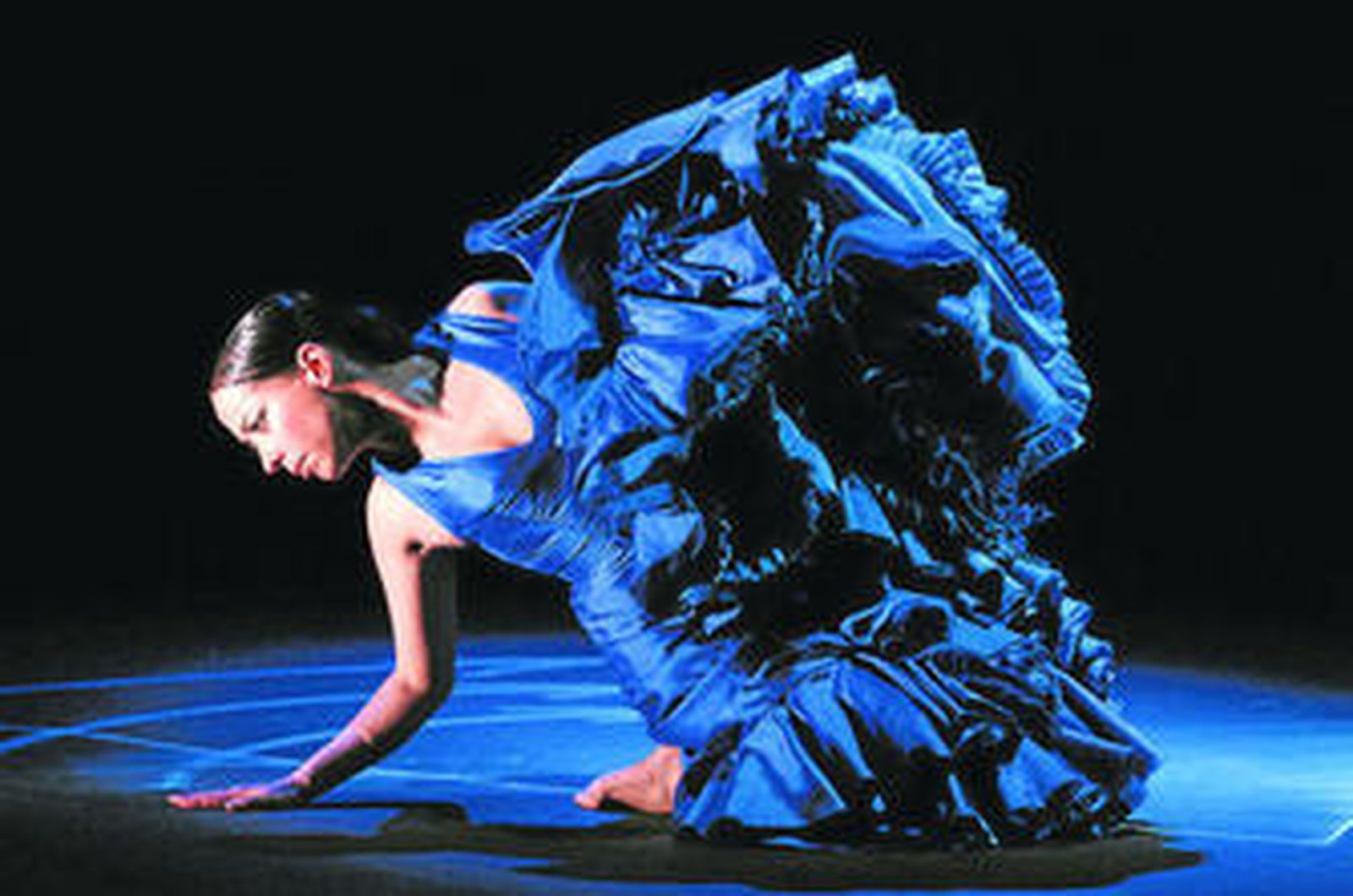 La bailaora y coreógrafa Belén Maya, durante una representación de su espectáculo 'Dibujos'.