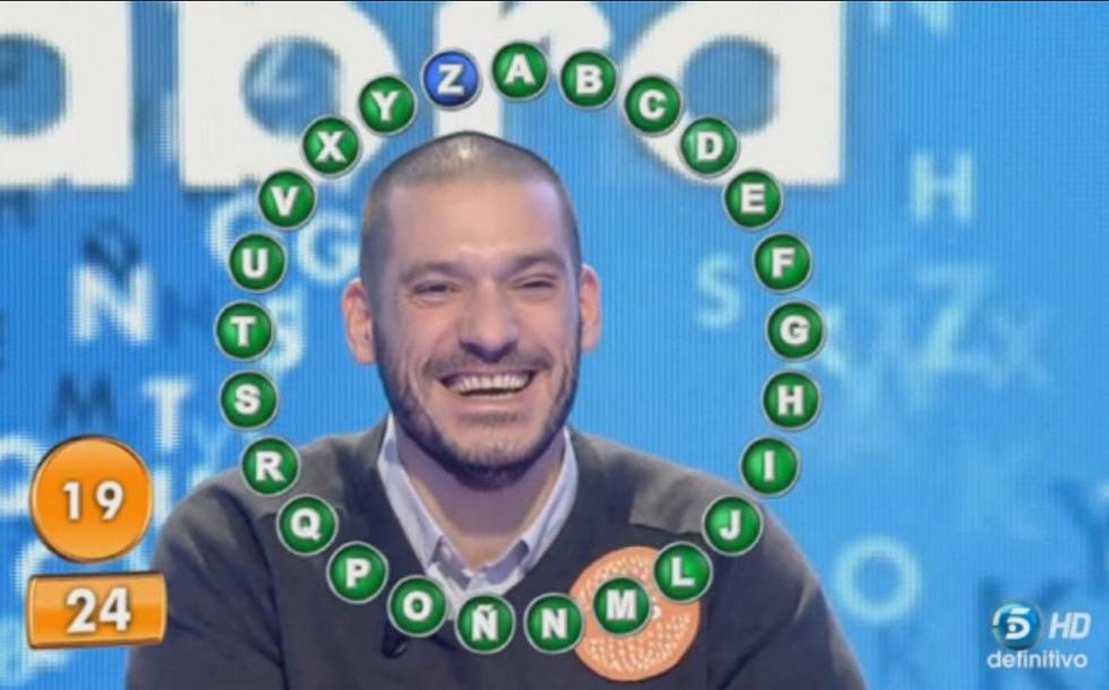 Luis Esteban, nuevo comisario de Algeciras, ganador de uno de los botes del concurso 'Pasapalabra'.