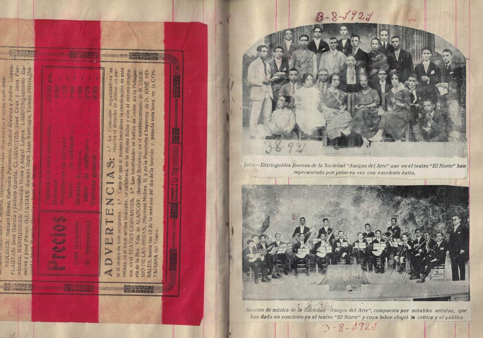 El libreto personal de notas y recortes de Tomás Moreno Bravo, en imágenes