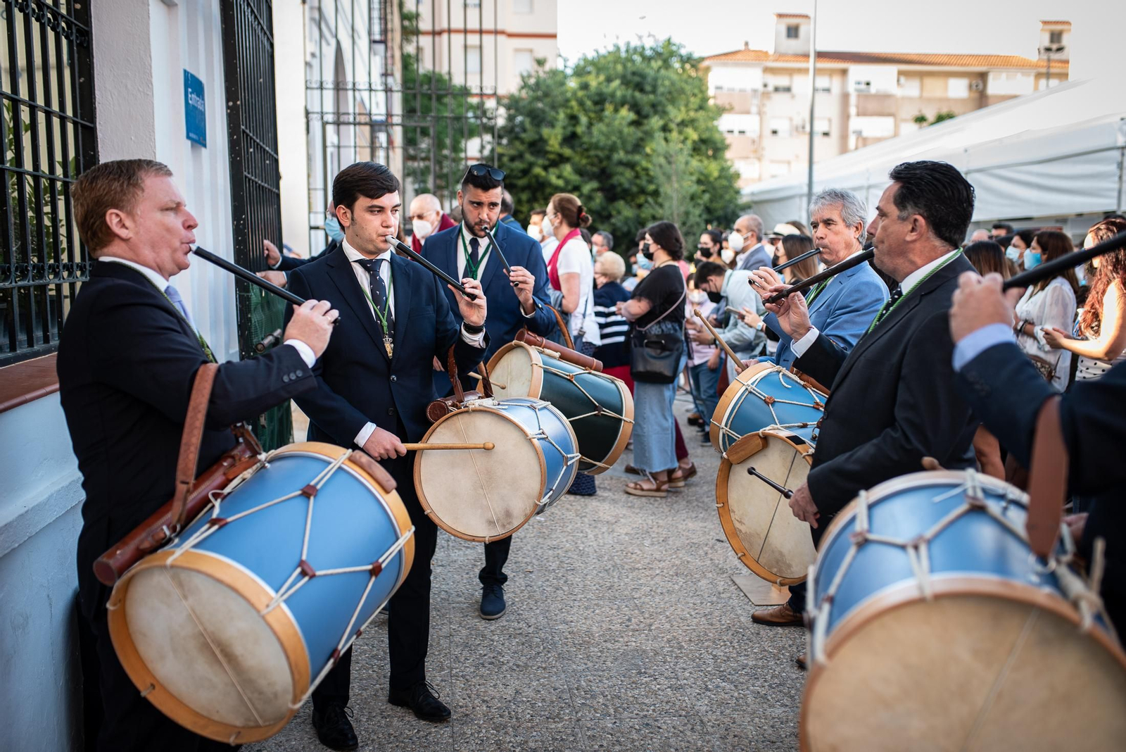 Imágenes de la misa de romeros de la Hermandad de Huelva