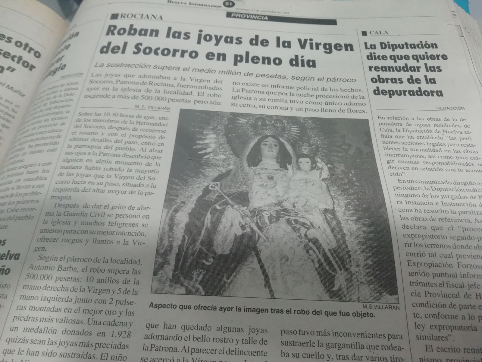 Página de Huelva Información.