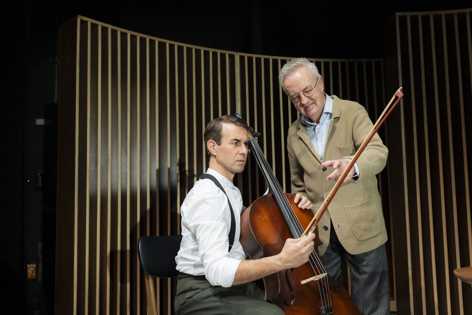 Escena de la obra con un excepcional Carlos Hipólito.