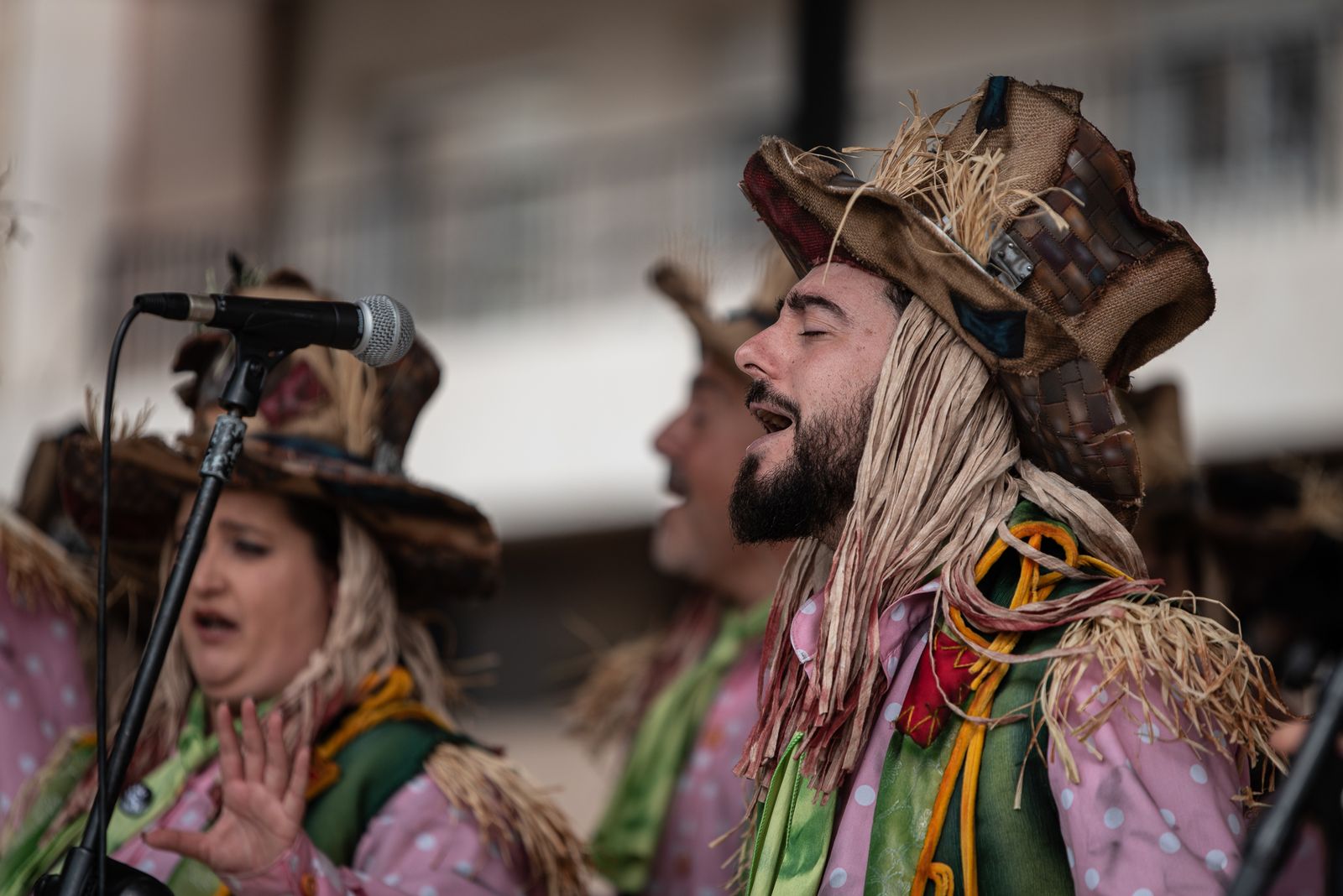 Imágenes de las actuaciones de carnaval en la Plaza de las Monjas