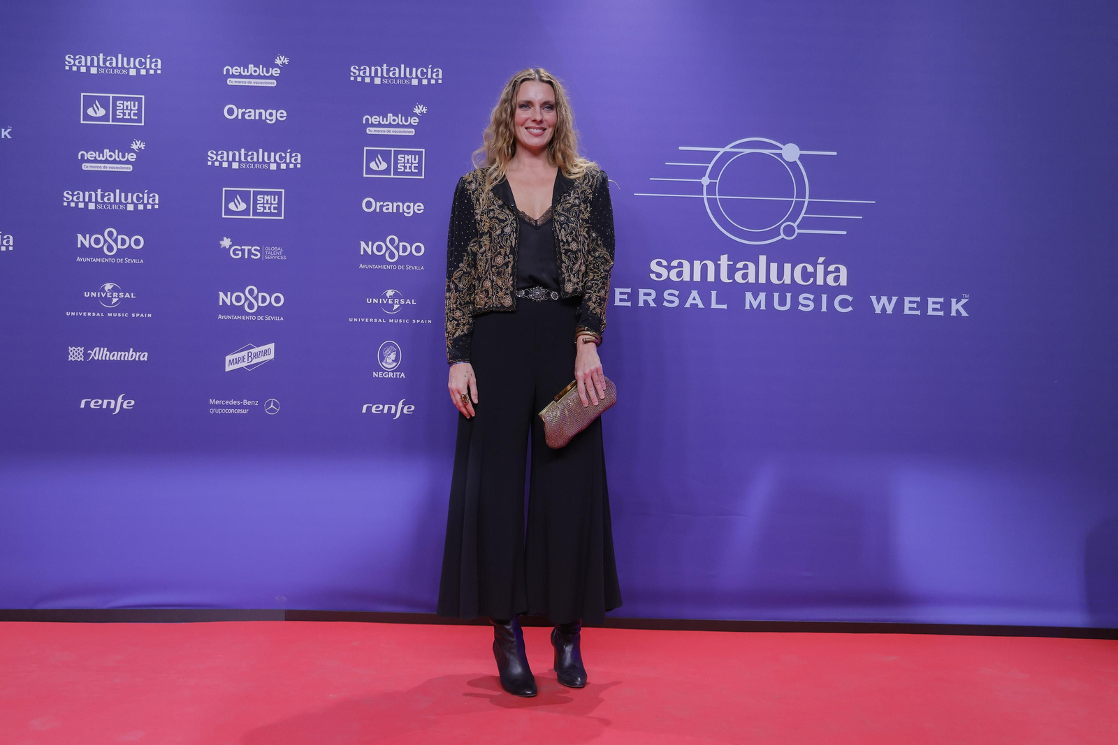Famosos y artistas en la alfombra roja de la gala del flamenco en los 'Santalucía Universal Music Week'