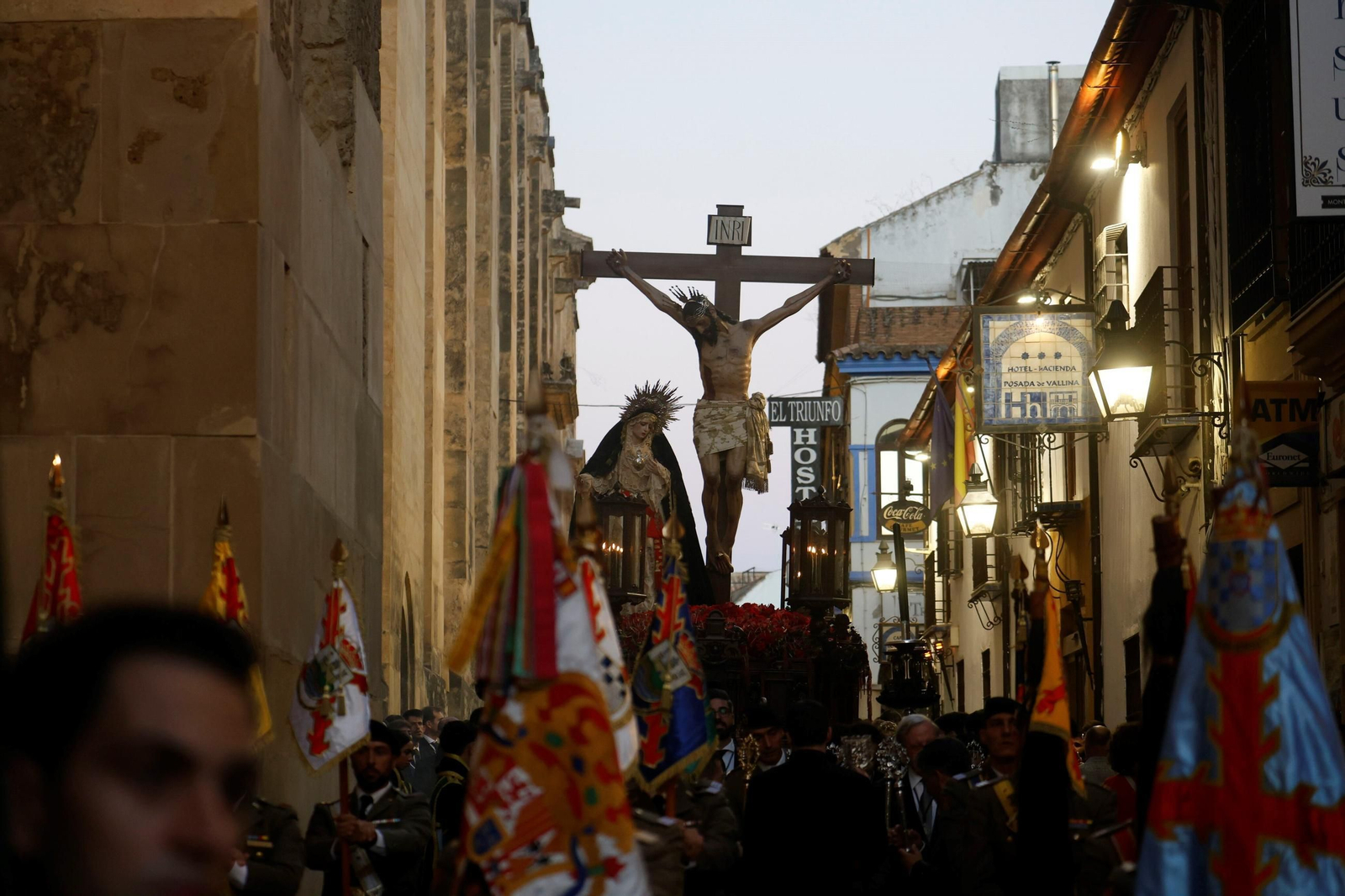 Cristo de Zacatecas, de Montilla, en el Magno Vía Crucis de Córdoba.