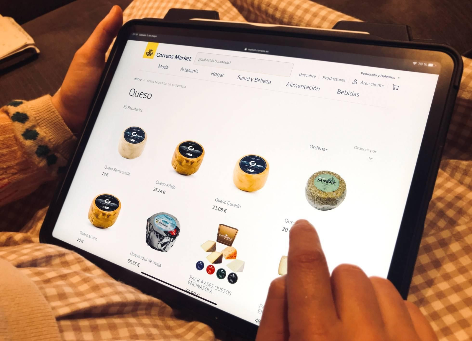 Plataforma de Correos Market.