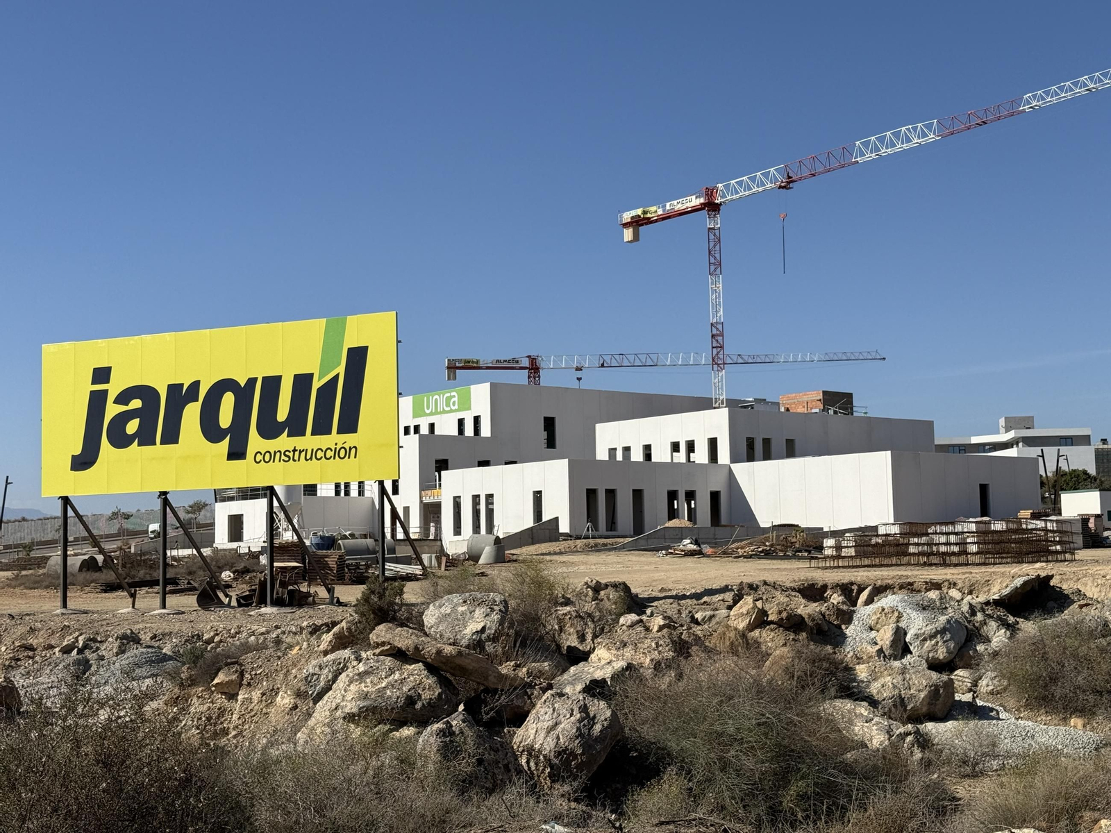 Las obras del Unica Agrobusiness Centre avanzan a buen ritmo. Las obras del Unica Agrobusiness Centre avanzan a buen ritmo.