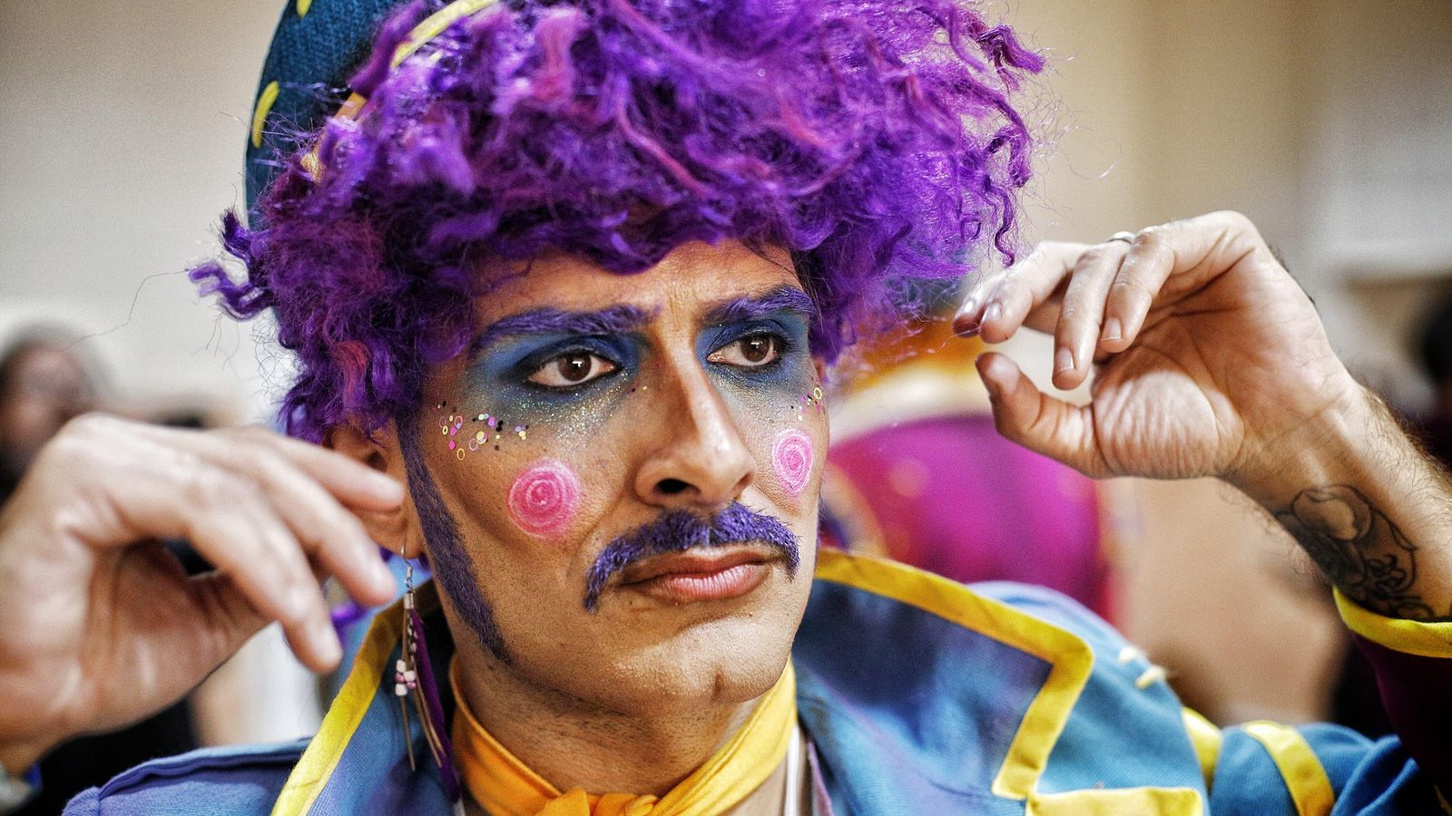 Una de las pelucas diseñadas por Queco Trinidad de Quattro's