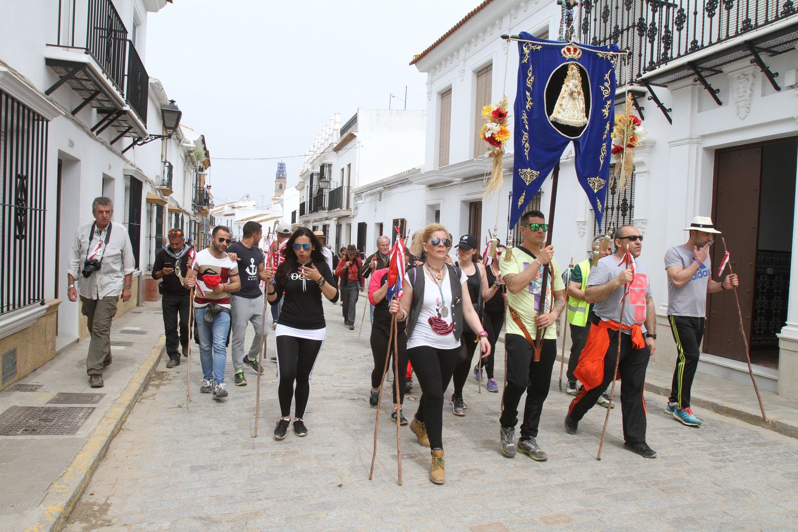 Las imágenes de la peregrinación de los presos a El Rocío