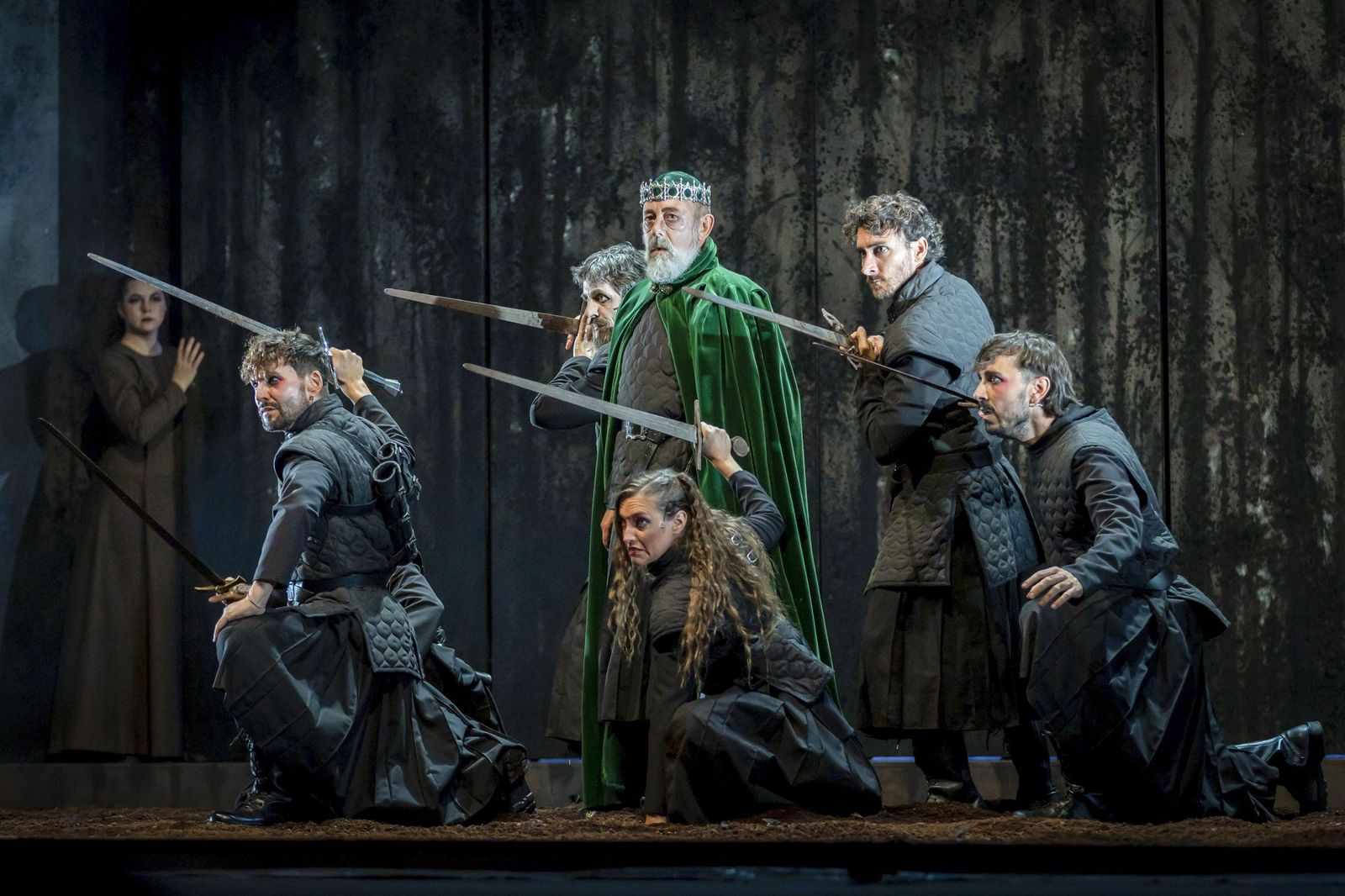 Representación de Macbeth en el Festival de Teatro y Danza Castillo de Niebla.