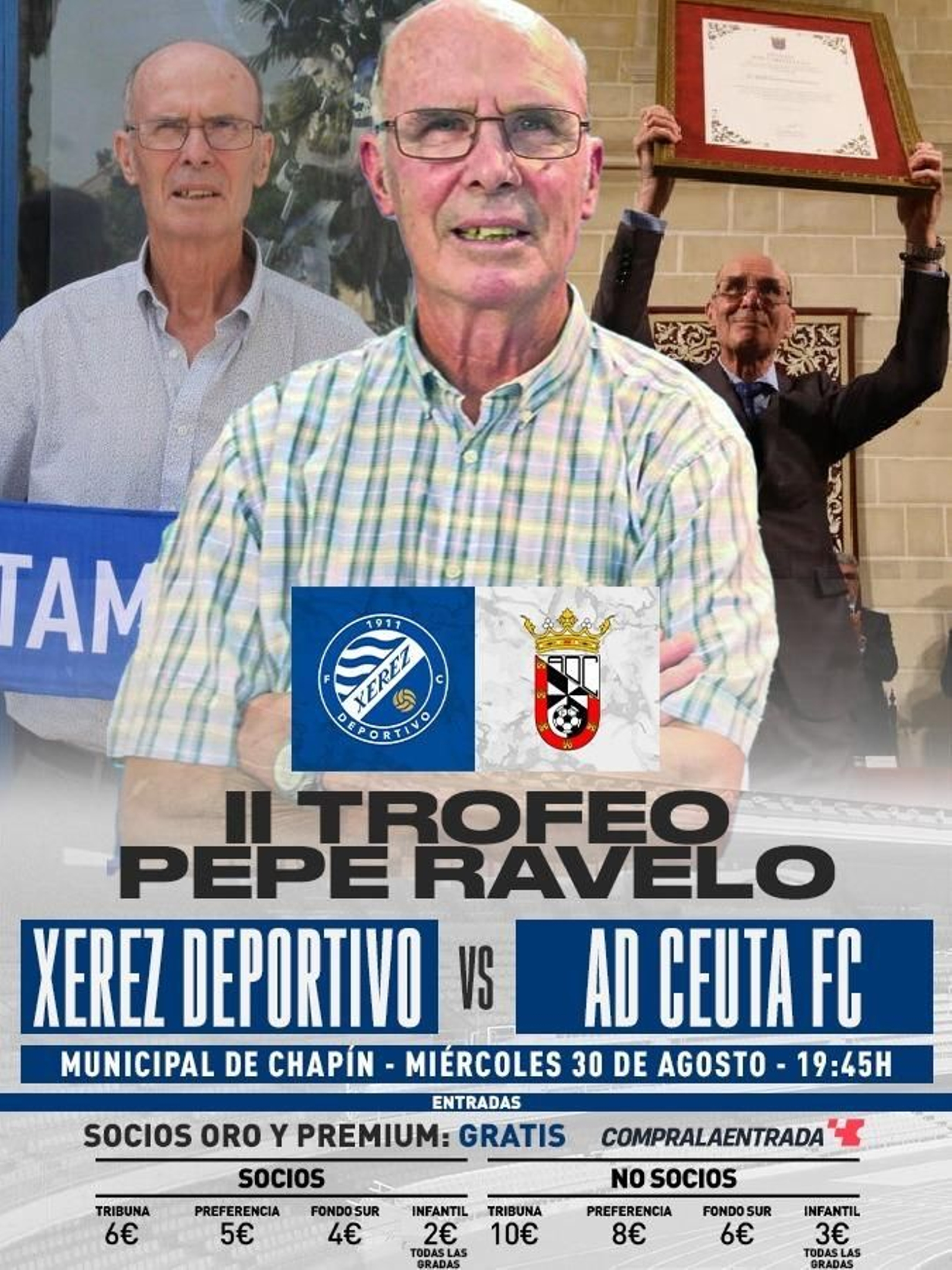 Cartel del II Trofeo Pepe Ravelo.