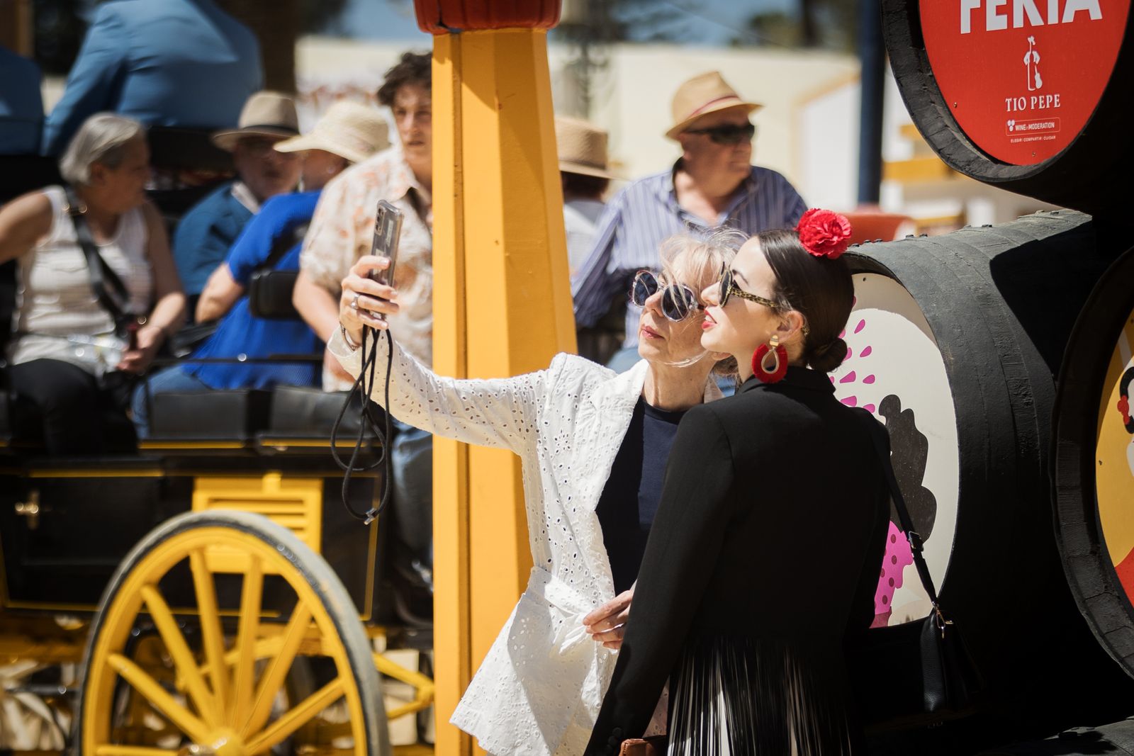 Búscate en las fotos del sábado en la Feria de Jerez