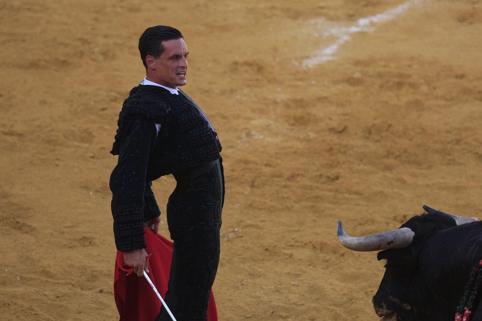Fotos de la corrida de toros de la Feria de San Roque con David Galván, Román y Joaquín Galdós