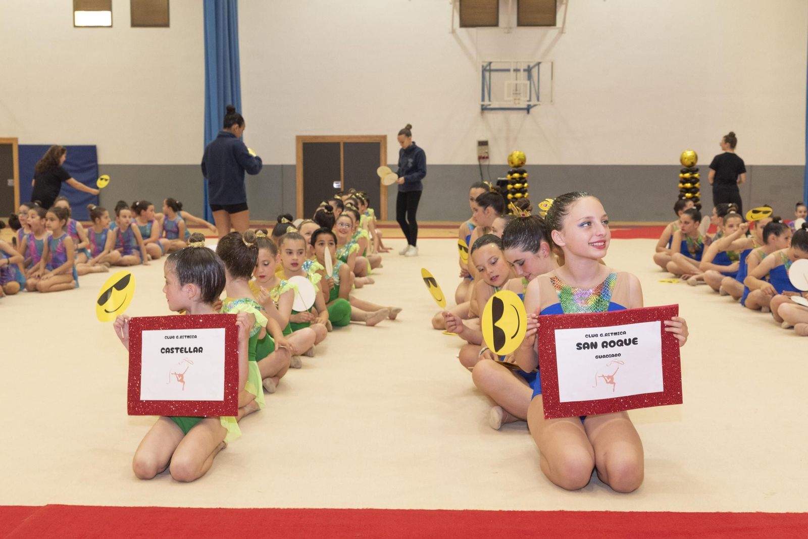 Las fotos del campeonato comarcal de gimnasia rítmica, en San Roque