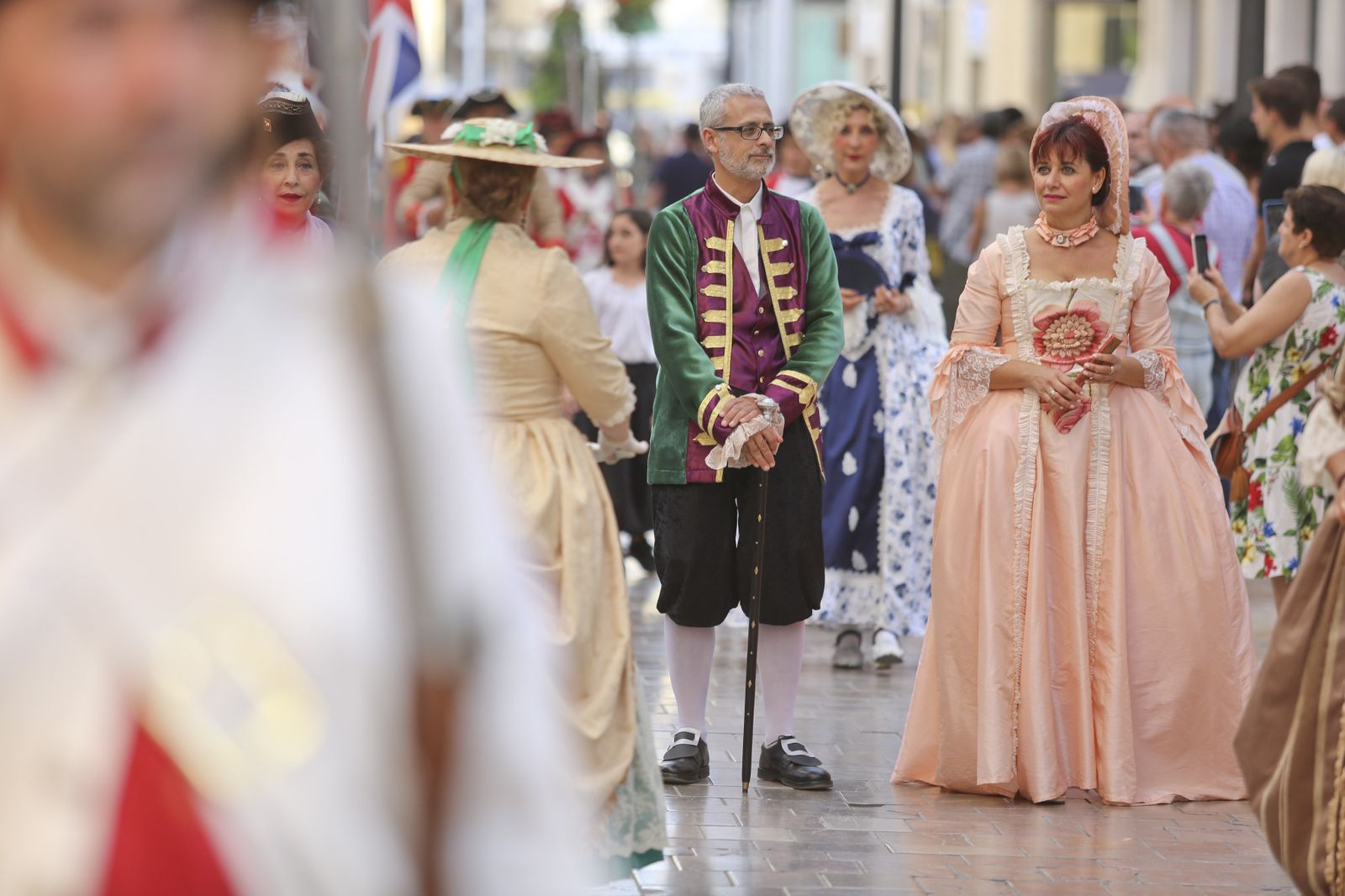 Las fotos del desfile en Málaga en recuerdo a Bernardo de Gálvez