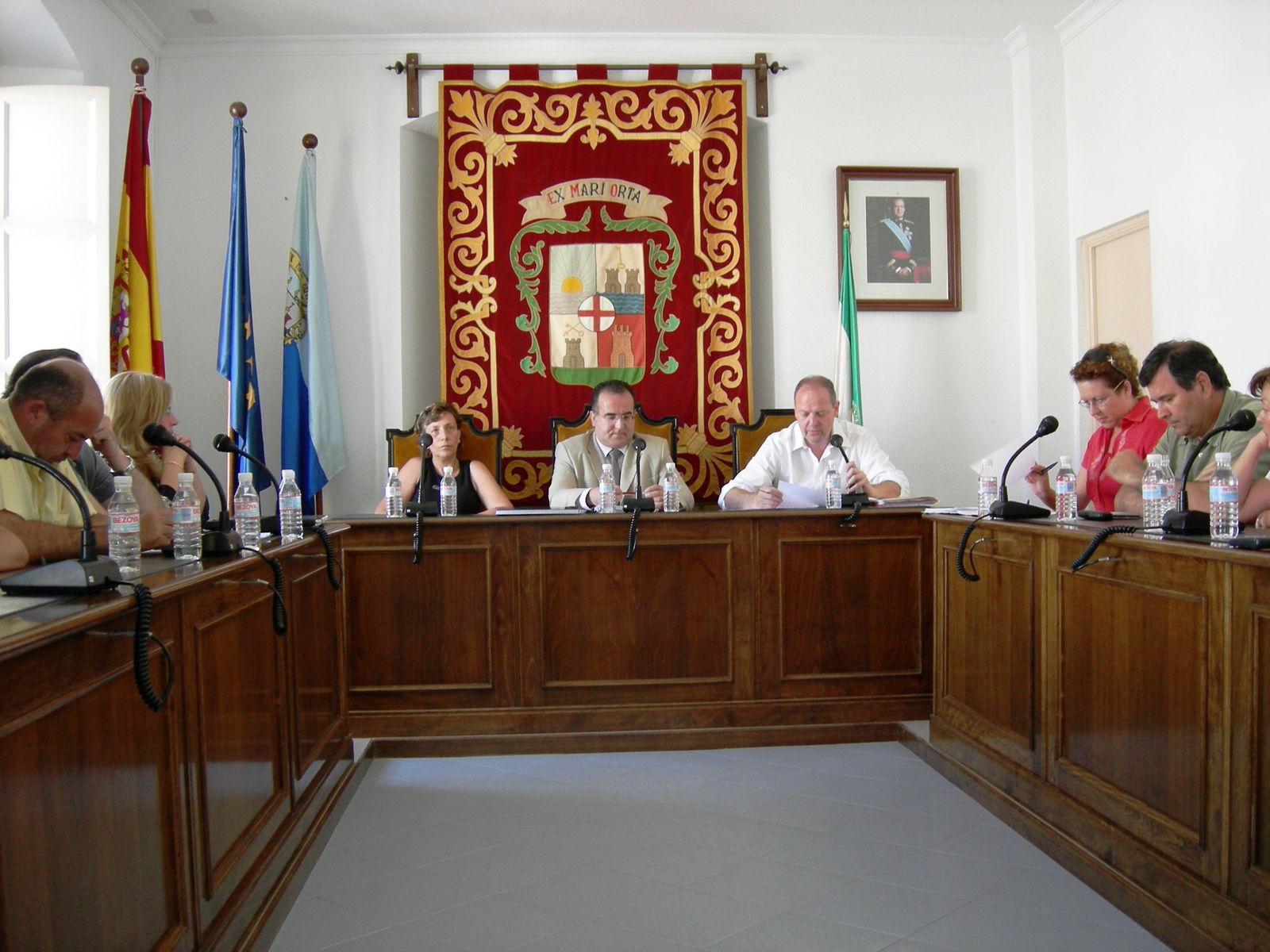 Imagen de archivo del pleno de Garrucha