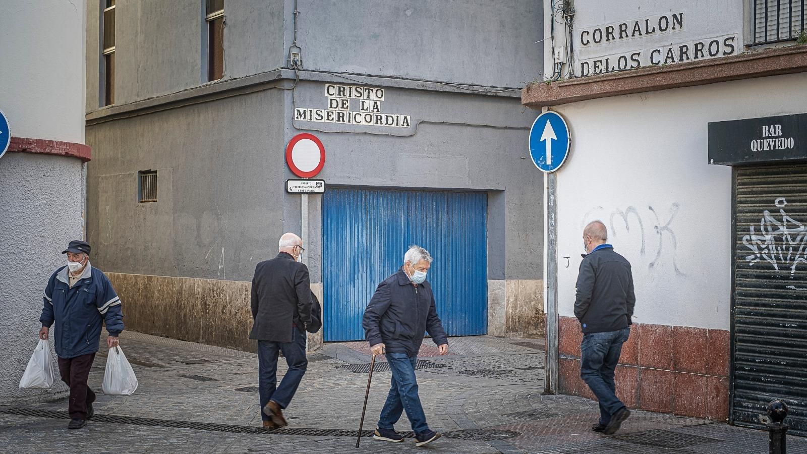 Esquina Cristo de la Misericordia con El Corralón, en el barrio de la Viña. Esquina Cristo de la Misericordia con El Corralón, en el barrio de la Viña.