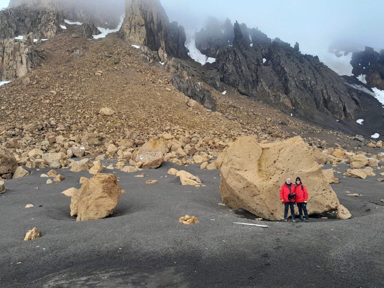Investigadores de la Universidad de Jaén (UJA) en la Antártida.
