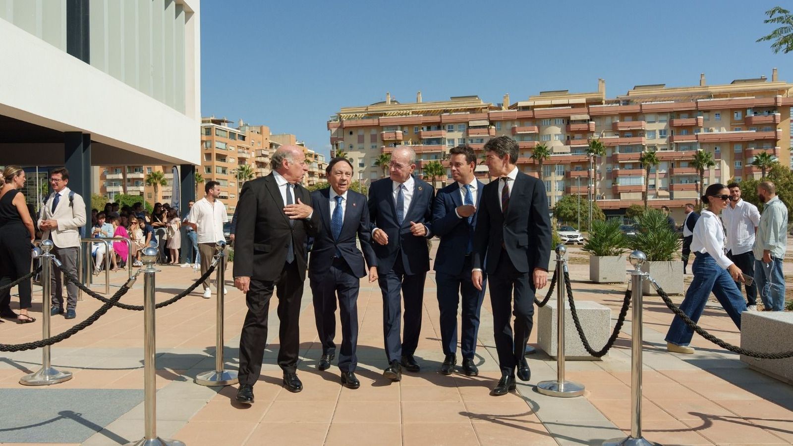 El alcalde de Málaga, Francisco de la Torre, en la inauguración de la Universidad Alfonso X el Sabio Mare Nostrum