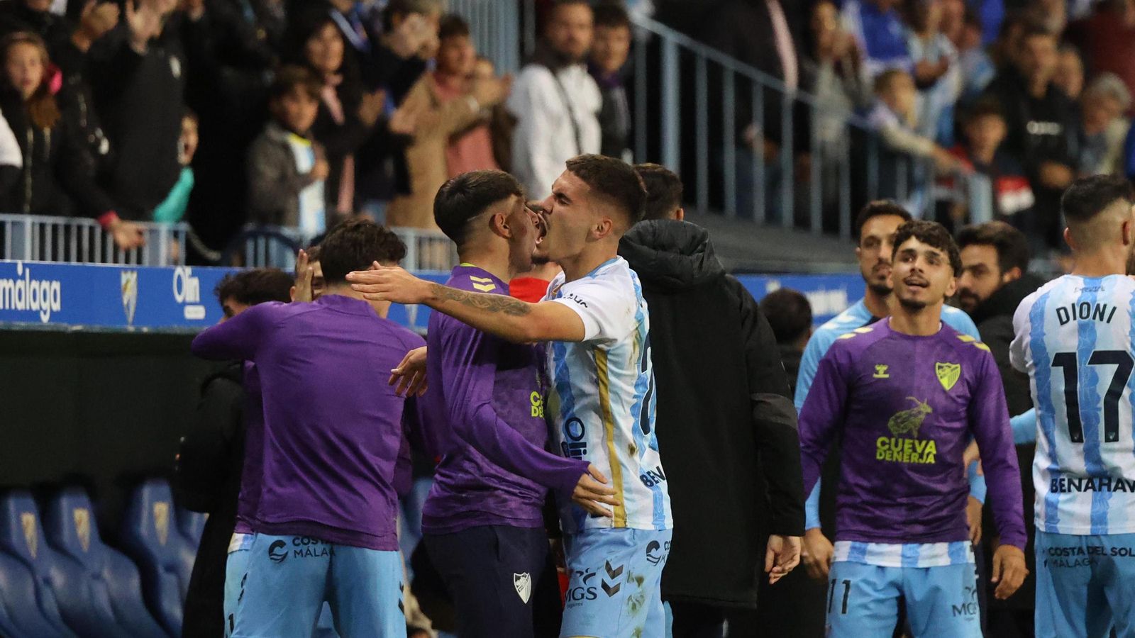 Las fotos del Málaga-Deportivo de La Coruña