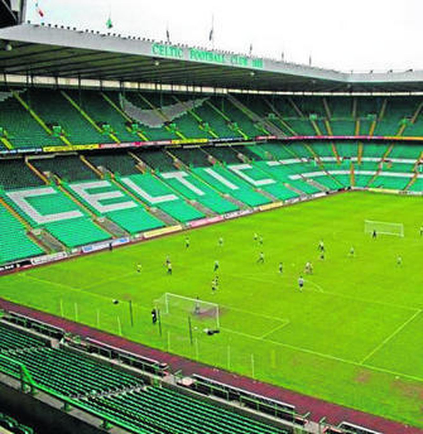El estadio del Celtic de Glasgow.