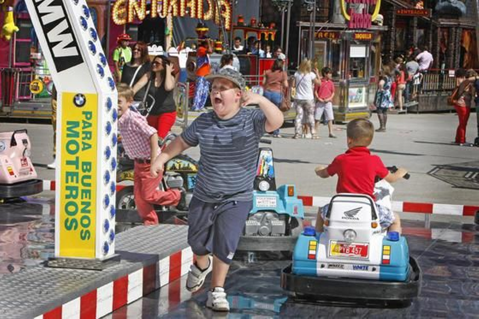 Protagonistas. Un gesto de emoción de uno de los pequeños.

Foto: Pascual
